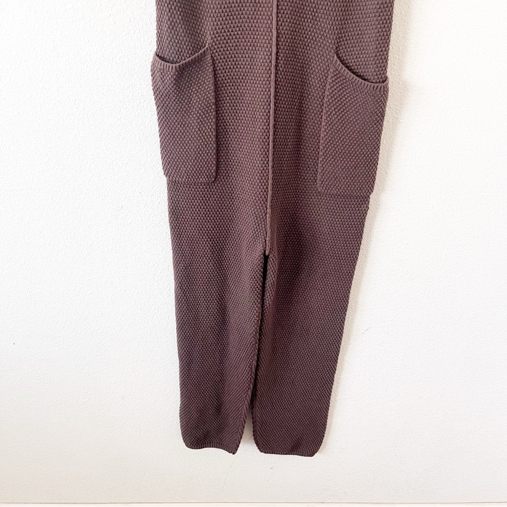 Free People Brown Textured Jumpsuit - Picture 4 of 9